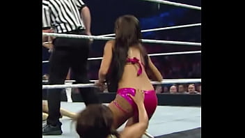 Rosa Mendes gets her ass exposed on live TV