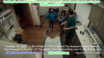 $CLOV Doctor Tampa strip searches sisters Alexa Rydell and Maria Santos head to toe in front of each other @CaptiveClinic.com