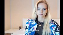Sexy Blonde Teen Getting Naked on Webcam Watch live part02 on angelcamsex.com